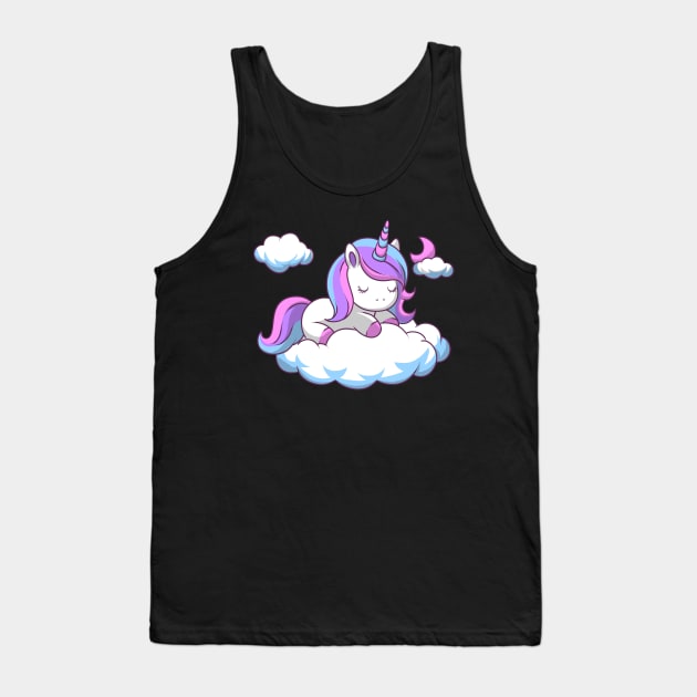 Kawaii Unicorn 6 Tank Top by PharmArtist